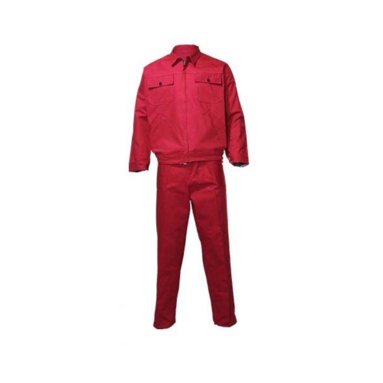 لباس کار دو تکه قرمز مخصوص جوش ارگون کد 203